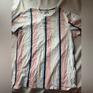 Hollister Striped T Shirt L